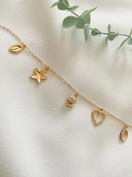 Pink costal bliss necklace